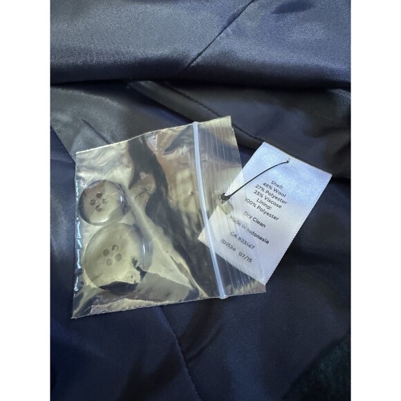 NWT Talbots Tartan Green Plaid Wool Blazer 8P Academia Career Professional - Picture 6 of 7